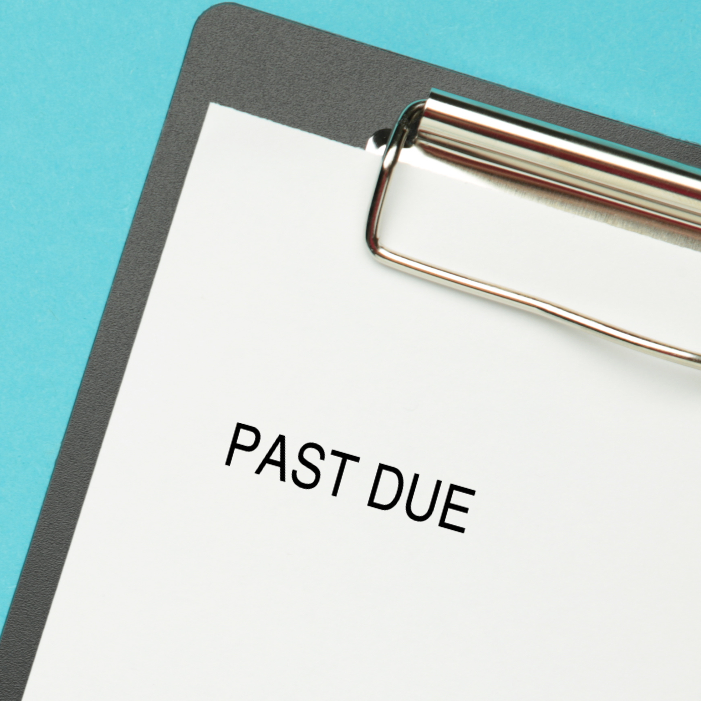 Past Due Stock Stamp Image